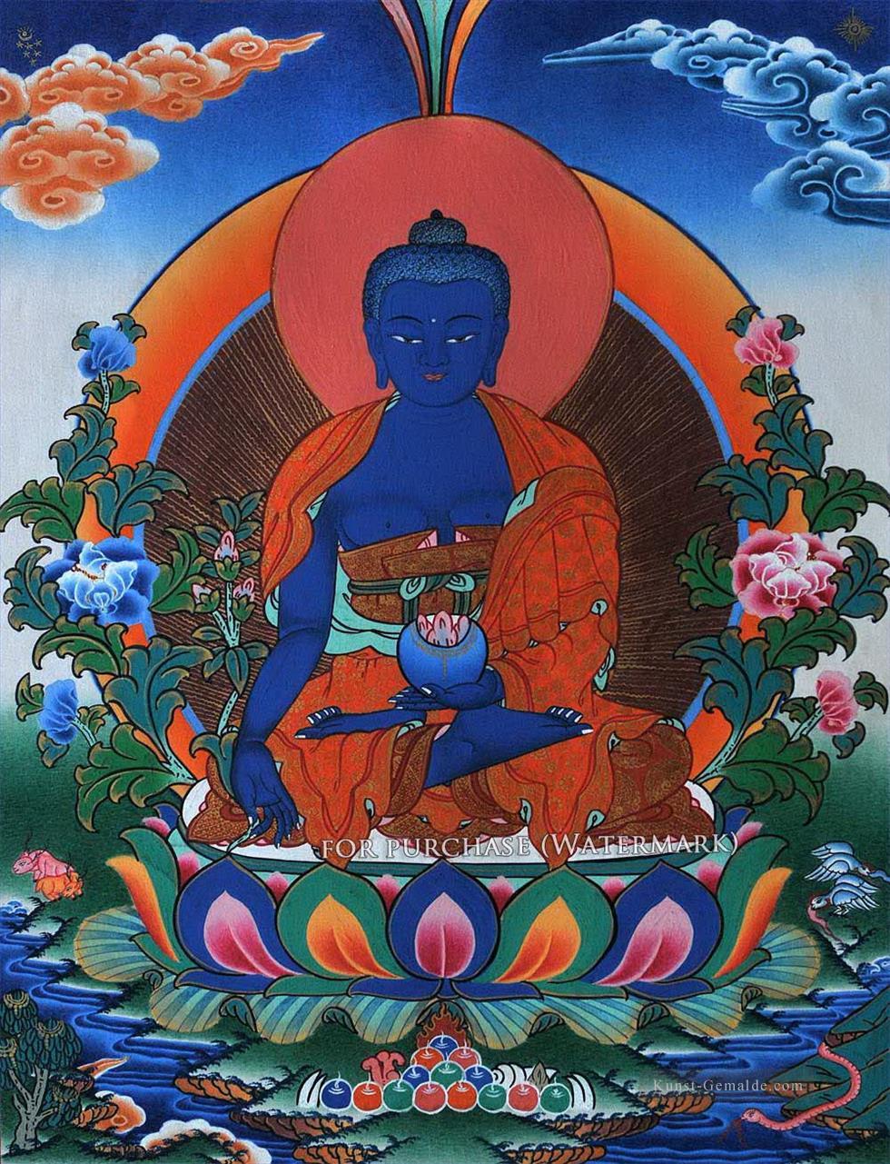 Medizin Buddha Buddhismus Ölgemälde